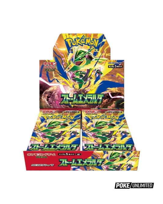 Pokémon TCG: MEGA Storm Emeralda Booster Box M6 - Japanese