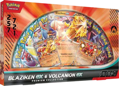 Blaziken ex & Volcanion ex Premium Collection