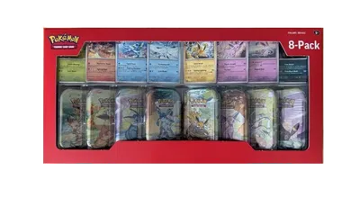 Costco Prismatic Evolutions 8-Pack Mini Tins