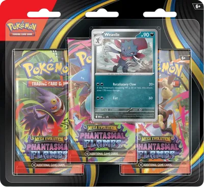 Phantasmal Flames 3 Pack Blister [Weavile]