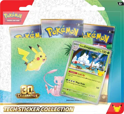 30th Celebration Tech Sticker Collection [Alolan Exeggutor]