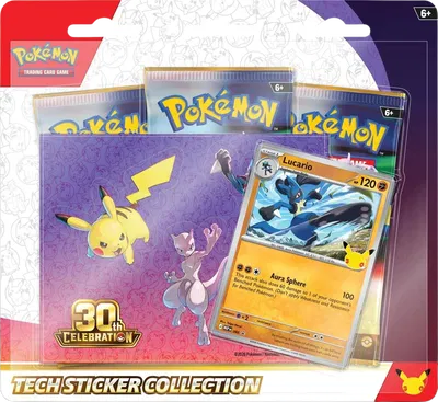 30th Celebration Tech Sticker Collection [Lucario]